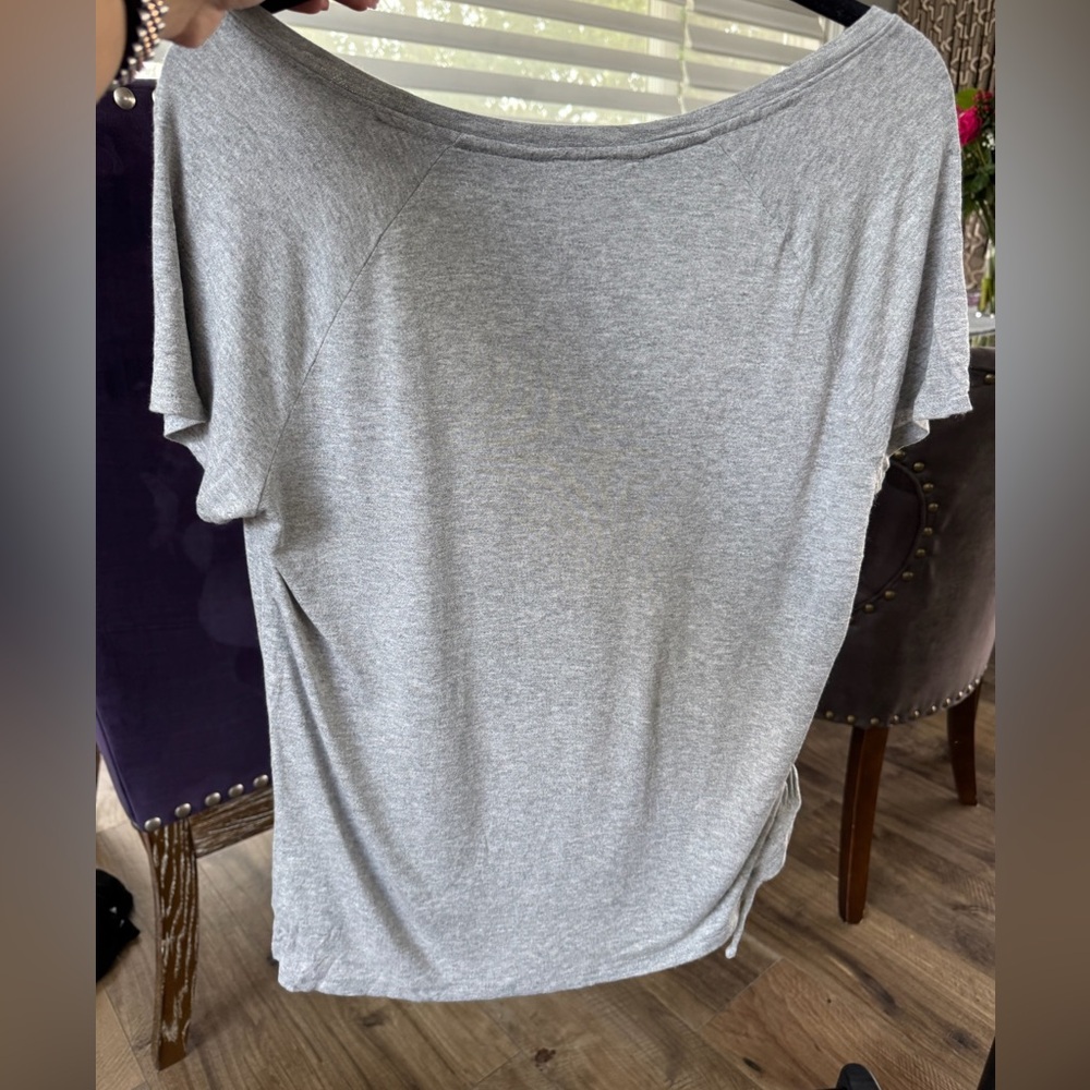 Grey Cute Top